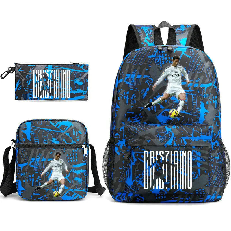 Mochilas Deportivas CR7 Ligeras - Set 3 Unidades Adolescentes Laptop