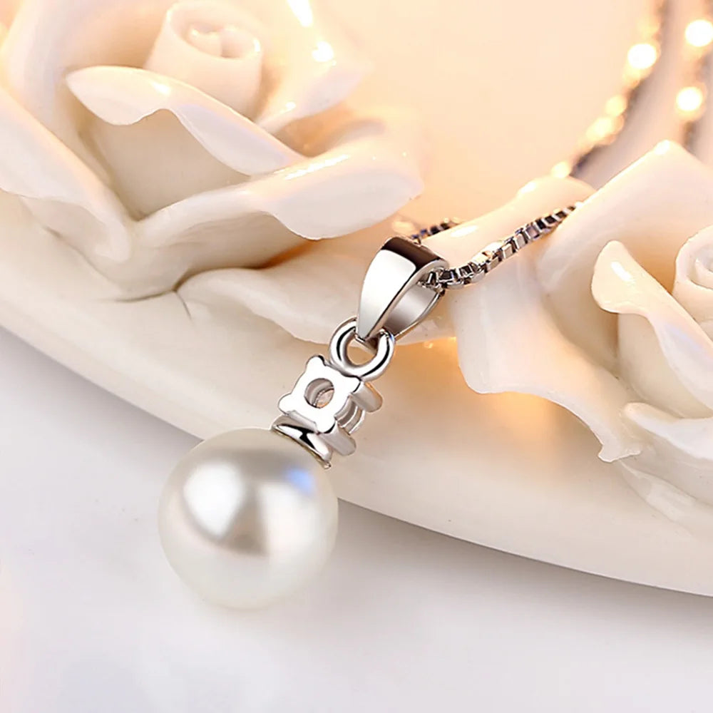 Colgantes y collares de perlas de Plata de Ley 925 para mujer, joyería de calidad de lujo a la moda, joyería GaaBou