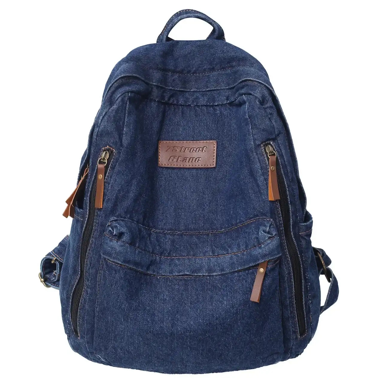 Mochila Escolar Vaquera Femenina - Tendencia Gran Capacidad Múltiples Bolsillos