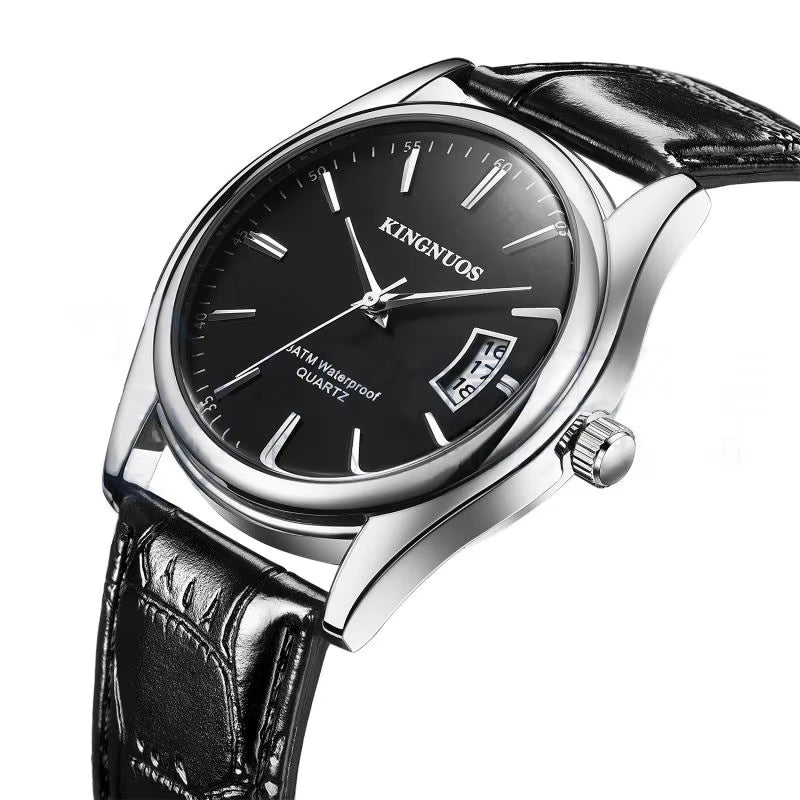 2025 Men'S Watches Top Brand Luxury Man Date Clock Male Leather Business Watches Fashion Casual Quartz Wrist Watch 1853