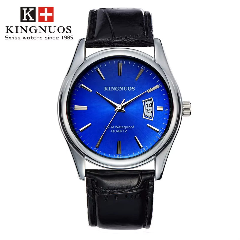 2025 Men'S Watches Top Brand Luxury Man Date Clock Male Leather Business Watches Fashion Casual Quartz Wrist Watch 1853