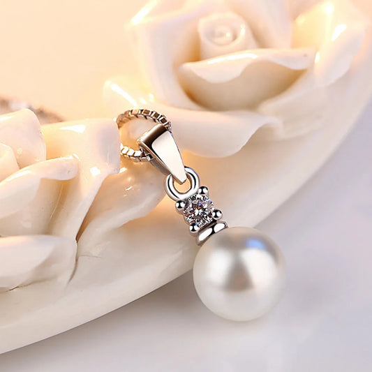 Colgantes y collares de perlas de Plata de Ley 925 para mujer, joyería de calidad de lujo a la moda, joyería GaaBou