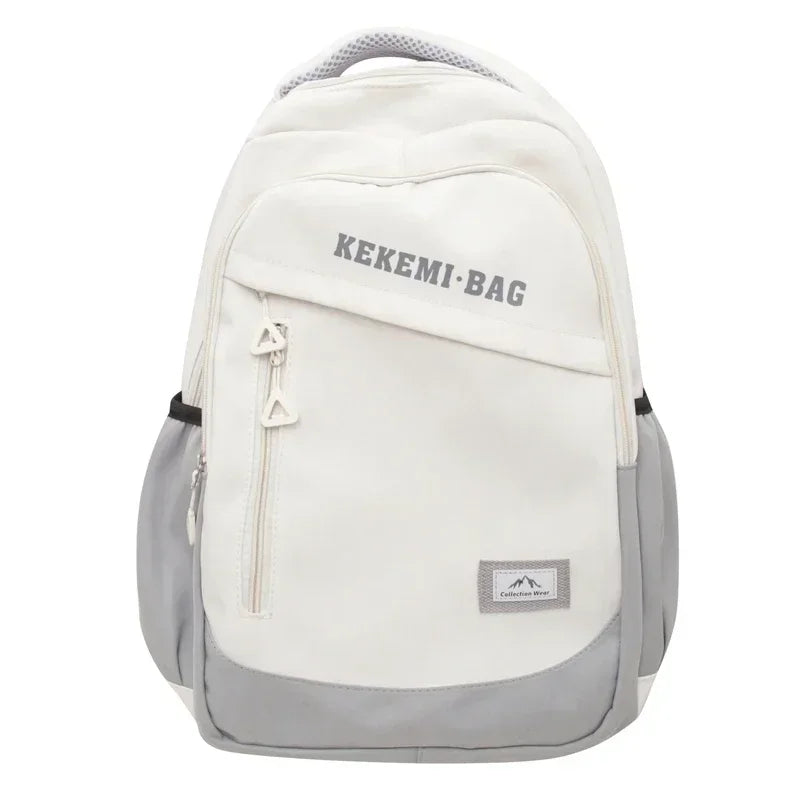 Mochila Universitaria Antirrobo Nailon - Estilo Coreano Unisex Laptop