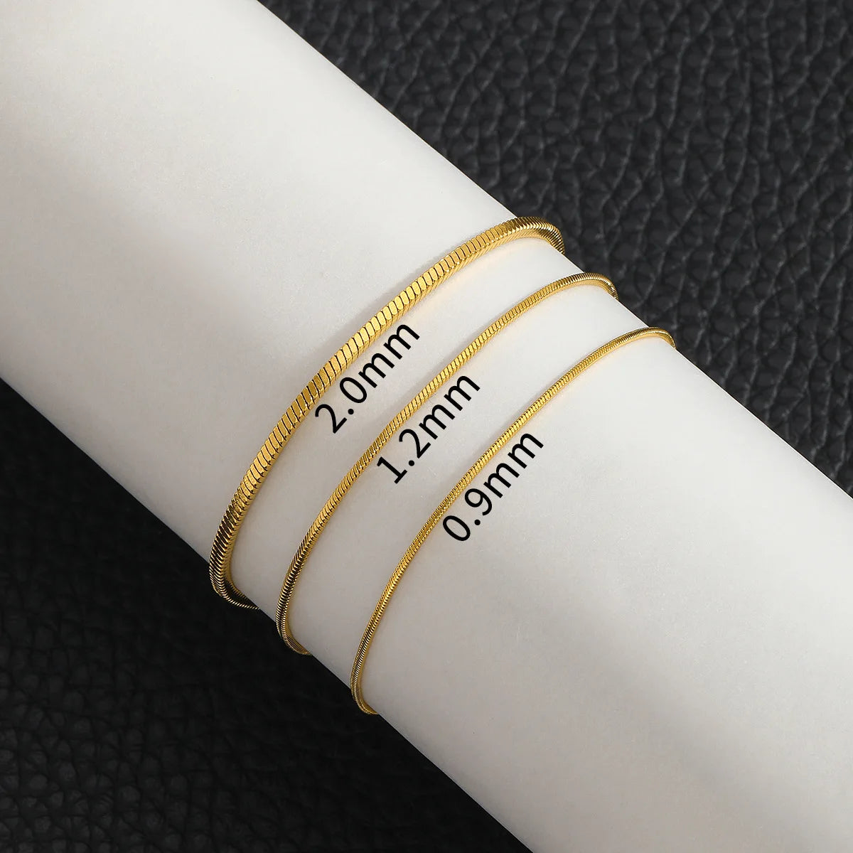 Pulsera Cadena Serpiente Cuadrada - Acero Inoxidable 316L Unisex