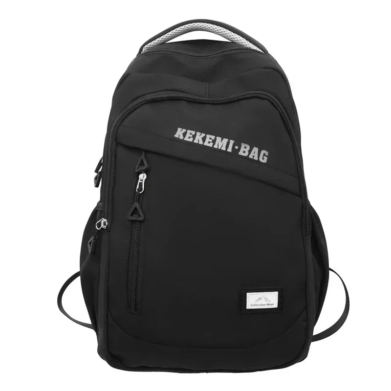 Mochila Universitaria Antirrobo Nailon - Estilo Coreano Unisex Laptop