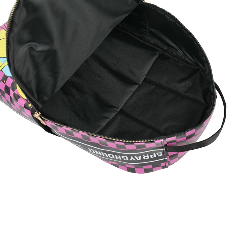 Mochila Gran Capacidad Grafiti PU - Unisex Estudiante Viaje Urbana