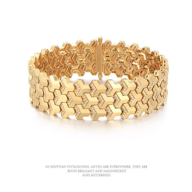 Armadura de montaña para hombre y mujer, pulsera de circonio de lujo con luz dorada chapada en plata s925, pulsera cubana, regalo de cumpleaños